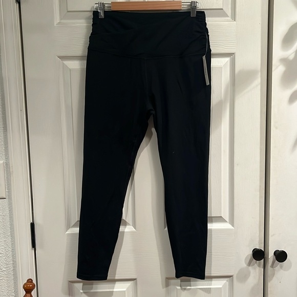 Ododos brand size XL cross waist black yoga leggings- NWT - Picture 1 of 5